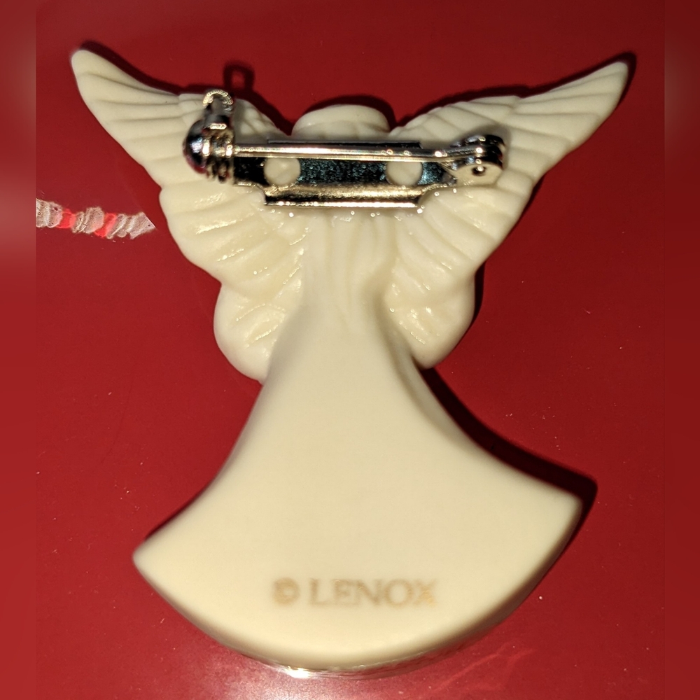 Lenox Vintage Angel Pin Brooch With Gold Star, NIB/NOS - Picture 3 of 10